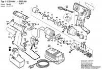 Bosch 0 603 939 866 Pdr 9,6 Ve Cordless Percus Screwdriv 9.6 V / Eu Spare Parts